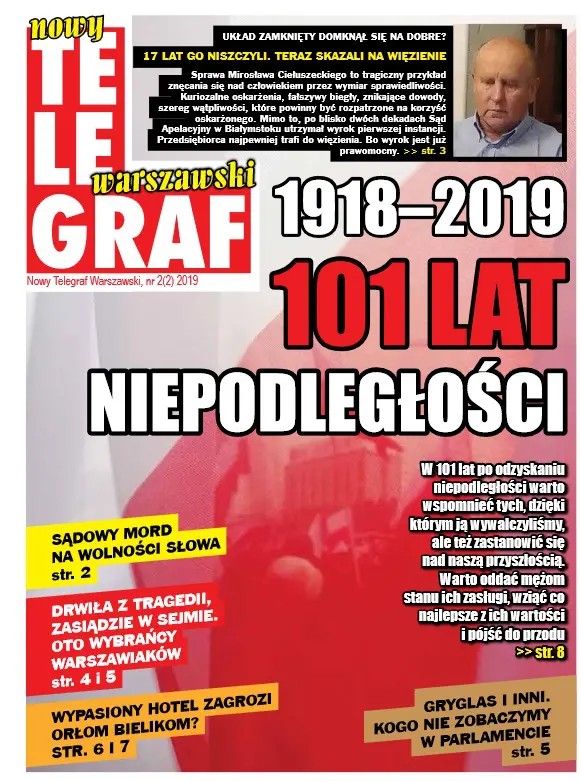 „Nowy Telegraf Warszawski” nr 2(2) listopad 2019