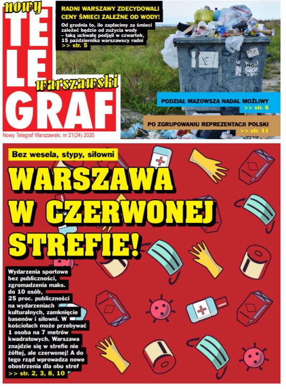 „Nowy Telegraf  Warszawski” nr 21(24) październik 2020