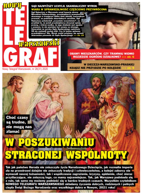 „Nowy Telegraf Warszawski” nr 28(31) grudzień 2020