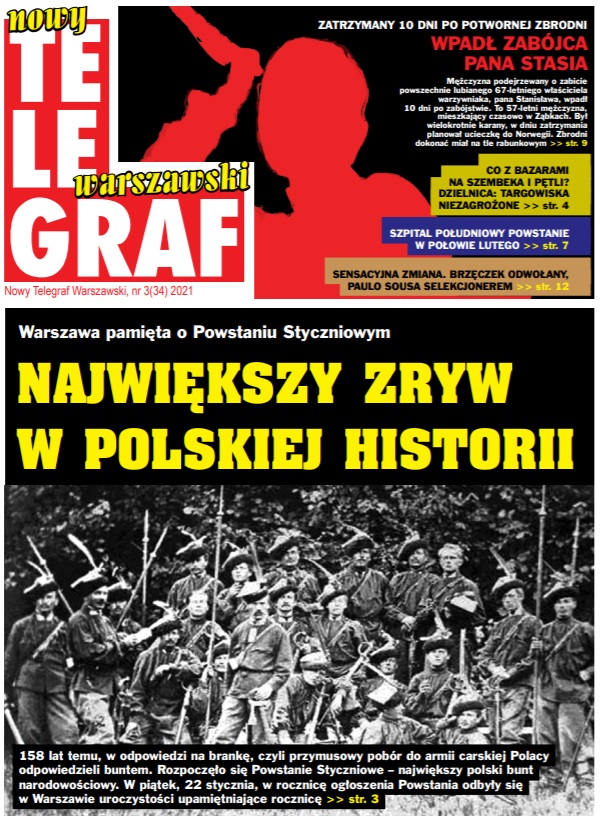 „Nowy Telegraf Warszawski” nr 3(34) styczeń 2021