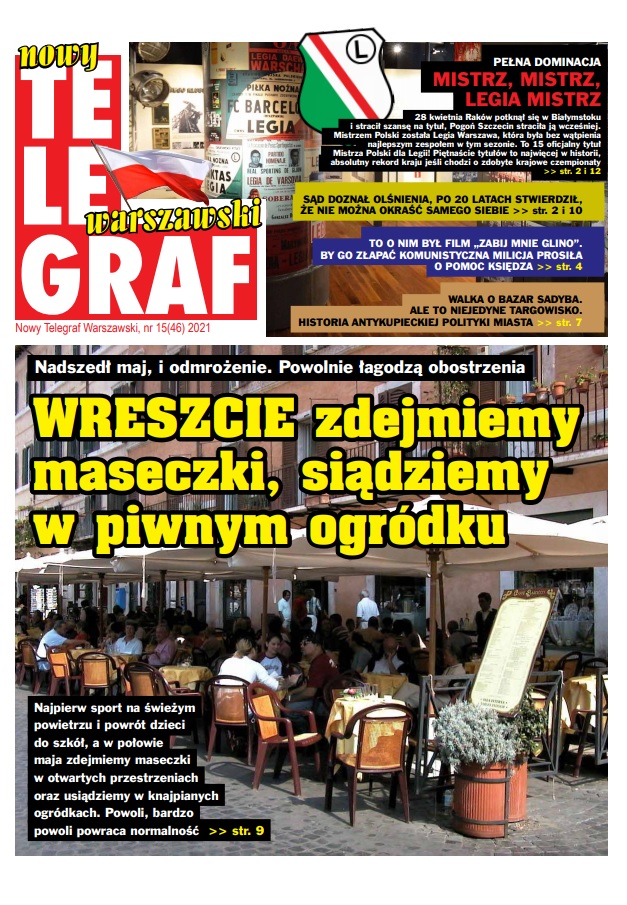 „Nowy Telegraf Warszawski” nr 15(46) maj 2021